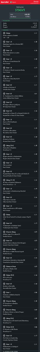 officialdj_matt's tweet photo. 100 odds ๐ฅ ๐ฅ ๐ฅ ๐ฅ ๐ฅ ๐ฅ
#sporty
#sportycode
#bettingtips
Hey check out the bet I just placed on Sportybet! https://t.co/VpqVNF7hbA https://t.co/9sCyfxBFd0