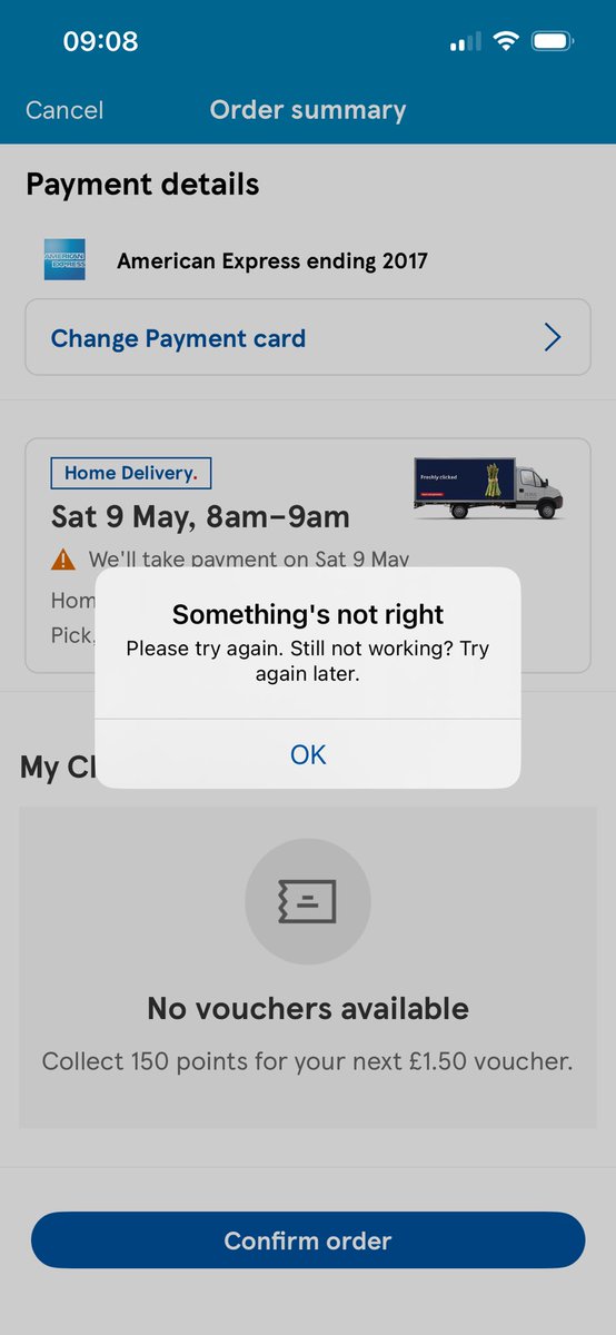 EmmaMorgan2014's tweet photo. @Tesco your app has been awful and glitchy for ages - is it being looked into? https://t.co/oIGqf0DXnj