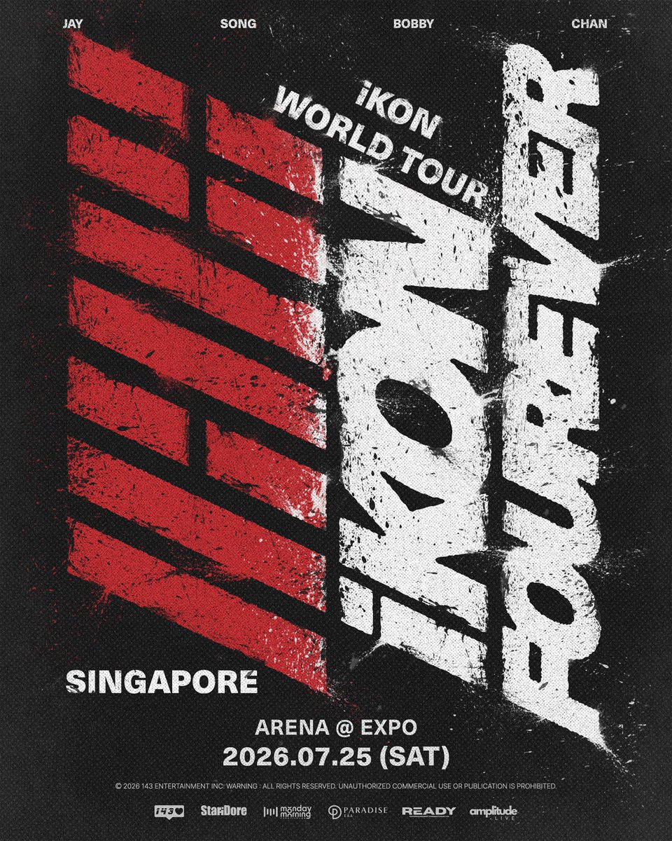 SG_iKONICS's tweet photo. Hi SG iKONICS!

Just to update on iKON FOUREVER Tour scheduled for 25 Jul 2026:

- Admins submitted proposal for fansupport and fan event to event organiser. Pending feedback and approval https://t.co/9XB4QYGL2p