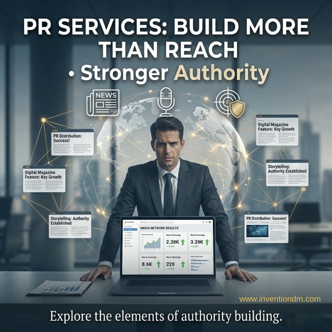 Inventiondm's tweet image. PR is not about getting published.

It is about building perception.

When your brand appears on trusted news, media, and digital magazine, people start seeing your business with more credibility.

That credibility can open better conversations.

#PRServices #PublicRelations