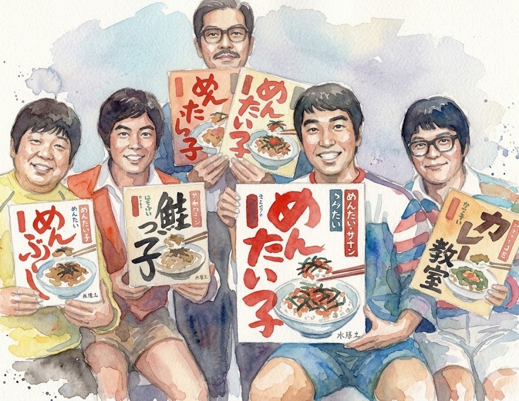 焼きたらこちゃん 他にも「味ぶし」「焼き肉」「焼きたらこ」がありましたね