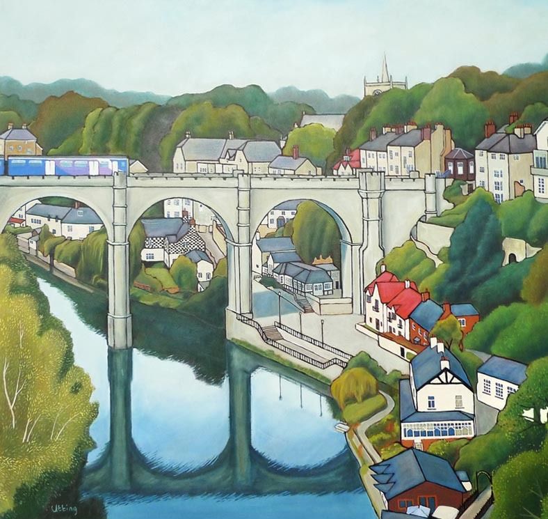 ArtistUtting's tweet image. Prints and cards delivered yesterday to Inger&amp;amp;Rae on Kings Road in Harrogate. 
They'd like some Harrogate ones, but I haven't painted Harrogate in the spring yet. So Knaresborough is the local choice.

#shoplocal #friendlylocal #springsun