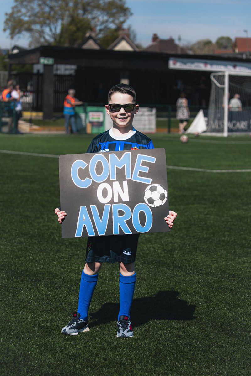 AvroFC's tweet photo. Good luck to the lads today for the final time this season. We are proud of every single player who has worn an Avro FC shirt this season in this amazing campaign. Whether it’s 30 minutes or 30 games all have played their part. #CarpeDiem 💙🖤 https://t.co/zcdOD02CC0