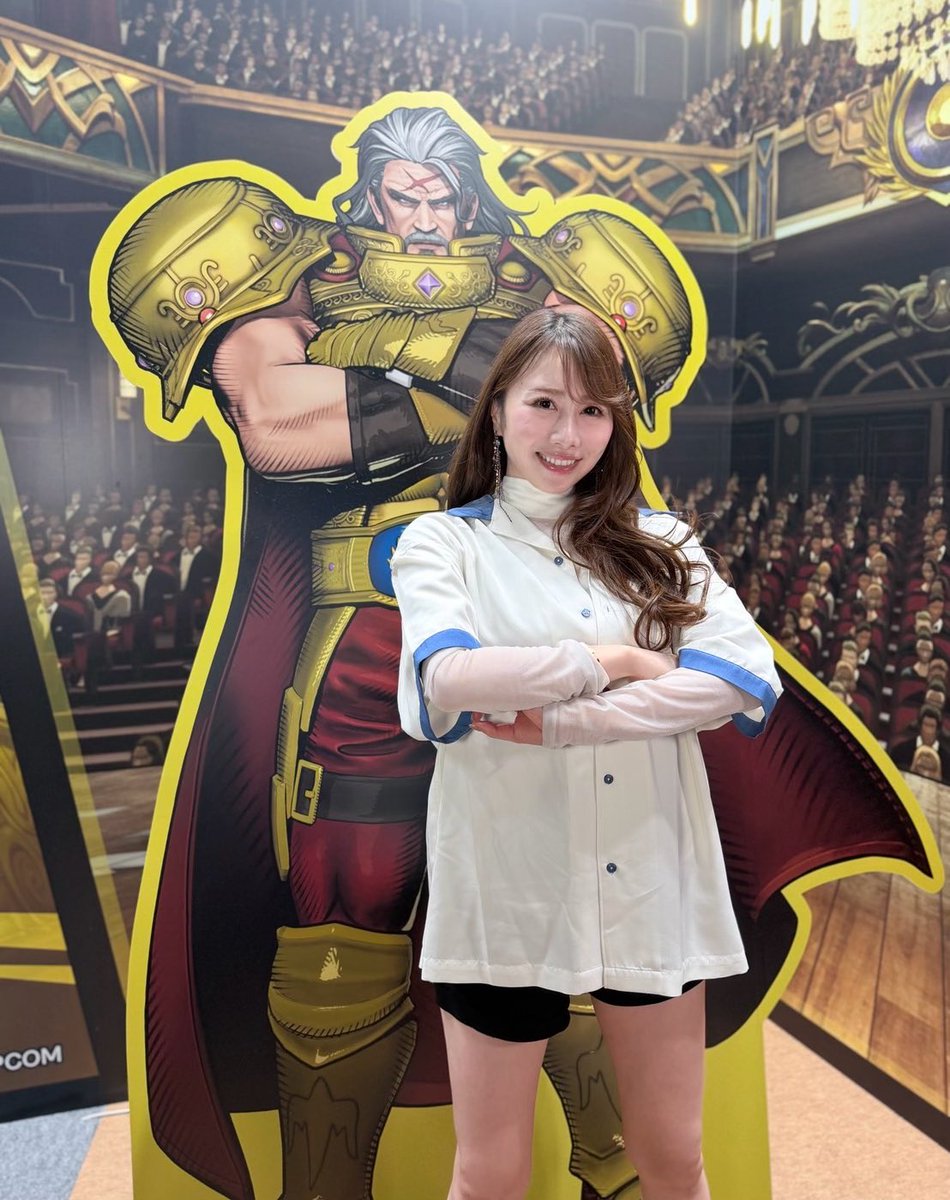 EVOjapanのSNKブースでクラウザー様と写真撮っちゃった(*´◒`*)♡ #PR