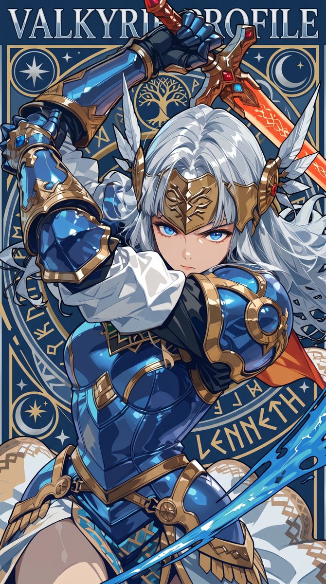 oneesan_aiart's tweet photo. Lenneth — a noble valkyrie who walks between life and death, carrying divine duty with grace, strength, and a quiet, solemn beauty 🪽✨ #Lenneth #ValkyrieProfile https://t.co/lwSTm78rYM