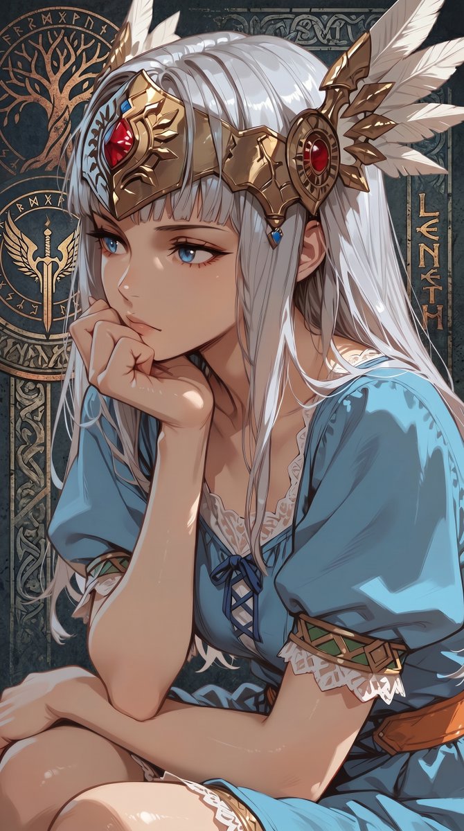 oneesan_aiart's tweet photo. Lenneth — a noble valkyrie who walks between life and death, carrying divine duty with grace, strength, and a quiet, solemn beauty 🪽✨ #Lenneth #ValkyrieProfile https://t.co/lwSTm78rYM