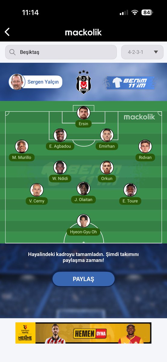 BJKGELECEK tweet media