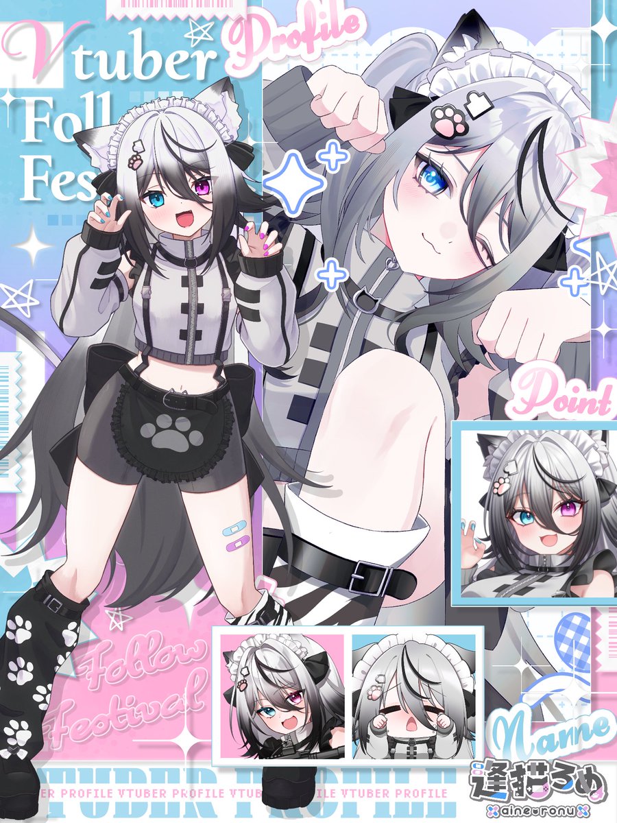逢猫 ろぬ🩶🐈‍⬛🩹新人VTuber tweet media