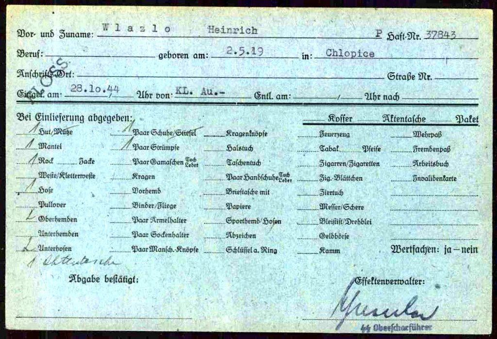 TomFromKatowice's tweet image. Henryk Wlazło🇵🇱, from the 1️⃣st transport to #Auschwitz, no. 5️⃣3️⃣3️⃣.
Auschwitz and Flossenbürg survivor.
⭐️ May 2️⃣, 1919.
💐🙏🕯
His brother Bronisław, no. 3396 was murdered in Neunengamme camp on May 14, 1944.🙏🕯
#NeverForget 
#NeverAgain 
#Genocide 
#WWII
#ReparationsForPoland