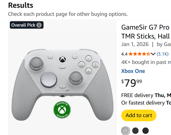 GameSir tweet media