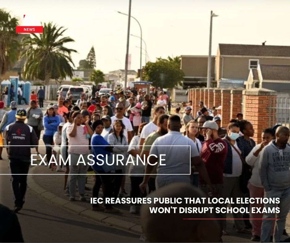 IOL's tweet image. The Electoral Commission of South Africa (IEC) assures that the upcoming local government elections on November 4 will not interfere with school proceedings, especially the final exams.
#news #IEC #local #government #elections #interfere #school #proceedings #exams
Read on