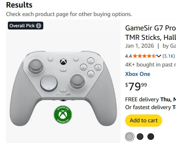 GameSir tweet media