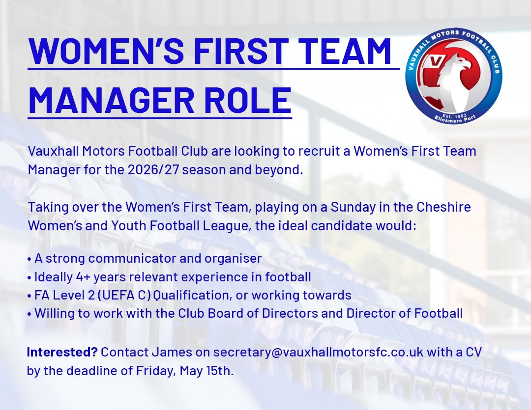 Vauxhall Motors FC tweet media