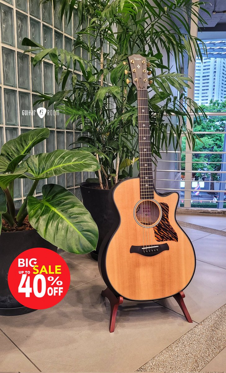 GuitarRoom99548's tweet image. The Best Deal Ever! 💸 Taylor รุ่นฉลอง 50 ปีในราคา Clearance เหมือนถูกหวย! สวยกริบ เสียงเทพ ในราคาสบายกระเป๋า!
📌 #Taylor 314CE Natural 
Builder's Edition LTD Urban ASH 50TH ANNIVERSARY #CLEARANCE
#ราคาสุดพิเศษเพียง 105,020 บาท
( ราคาปกติ 175,000 บาท )