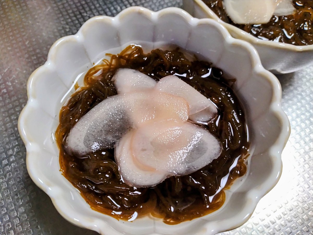 say1462's tweet photo. もずく酢
#おうちごはん　#新生姜の季節 https://t.co/PsvAsiUQzX