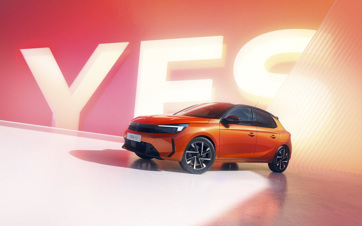 CarFlowJP's tweet photo. 【Opel「Corsa YES」】

・専用色「Koral Orange」
・カーボンブラックルーフ
・バイカラー16インチアルミホイール
・内装オレンジアクセント
・ヴィーガンレザーステアリングホイール
・10インチタッチスクリーン
・7インチメーターディスプレイ
・バックカメラ
・ICE/HEV/BEV
・🇩🇪€24,340〜

#Opel https://t.co/ULRtoTjlfp