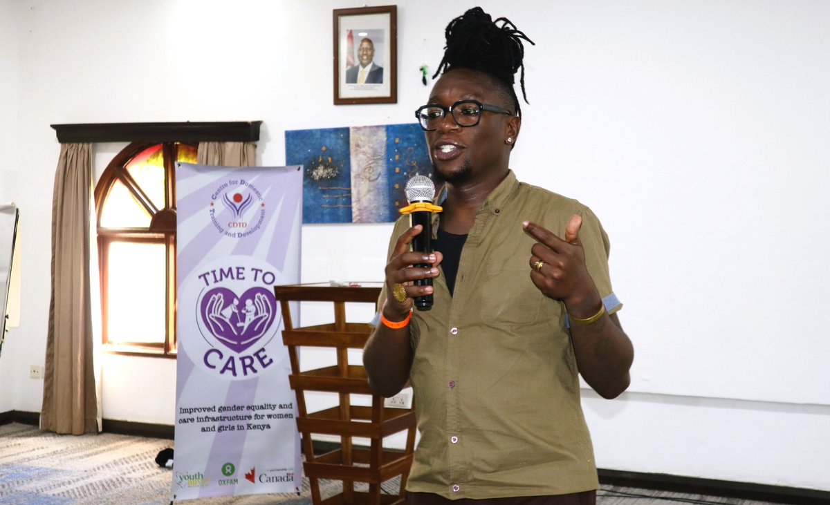 UzalendoI's tweet photo. We were proud to represent @UzalendoI at the #TimeToCare workshop by @oxfamkenya
Women do 81.8% of unpaid care work in Kenya 4+ hrs daily.
This is not culture it’s a policy gap.
We’re pushing for:
✔ Fair labour enforcement
✔ ILO 189 & 190 ratification
#CareEconomy https://t.co/zqtqgy3D1G