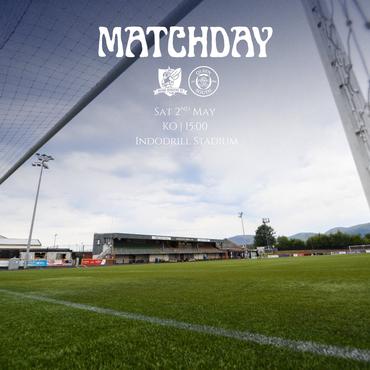 OfficialQosFC's tweet photo. Finish in Style ๐
๐ Alloa Athletic FC
๐ William Hill League 1
โ๏ธ 3pm
๐๏ธ Indodrill Stadium
#ALLQOS | #League1 | #TheDoonhamers https://t.co/xWgltfYjvx