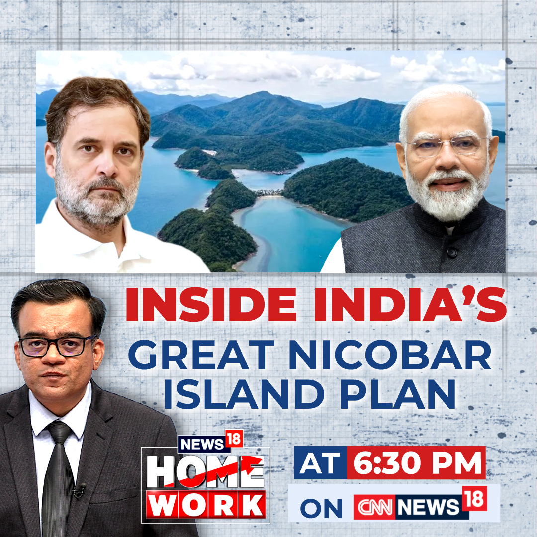 CNNnews18's tweet image. Inside India's Great Nicobar Island Plan

WATCH #HomeWork at 6:30 PM only on CNN news18.

@AmanKayamHai_ | #NicobarProject