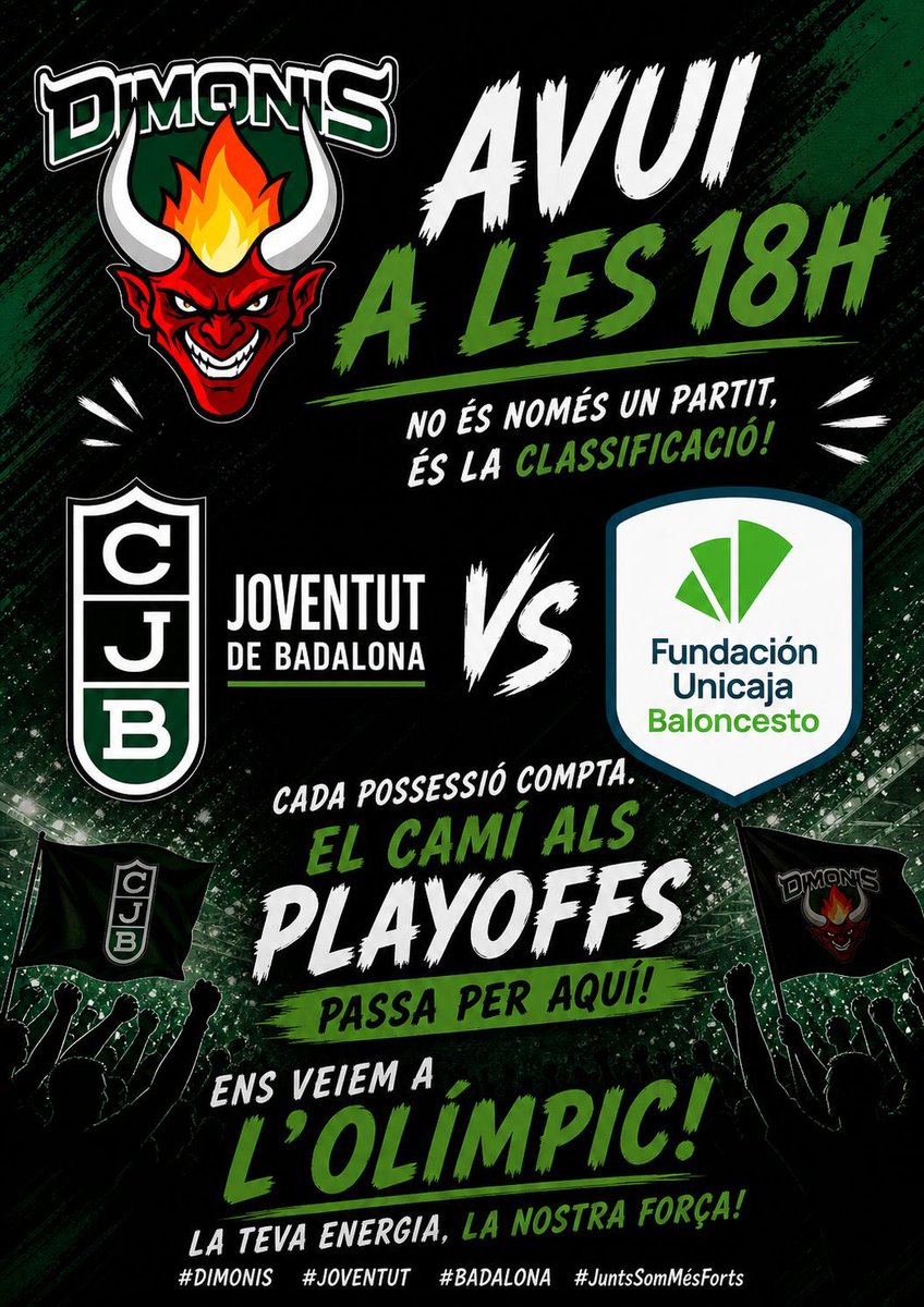 DVerdinegres's tweet photo. Dia de partit😈💚🖤

#SomDimonis https://t.co/b1hqMWnqcS