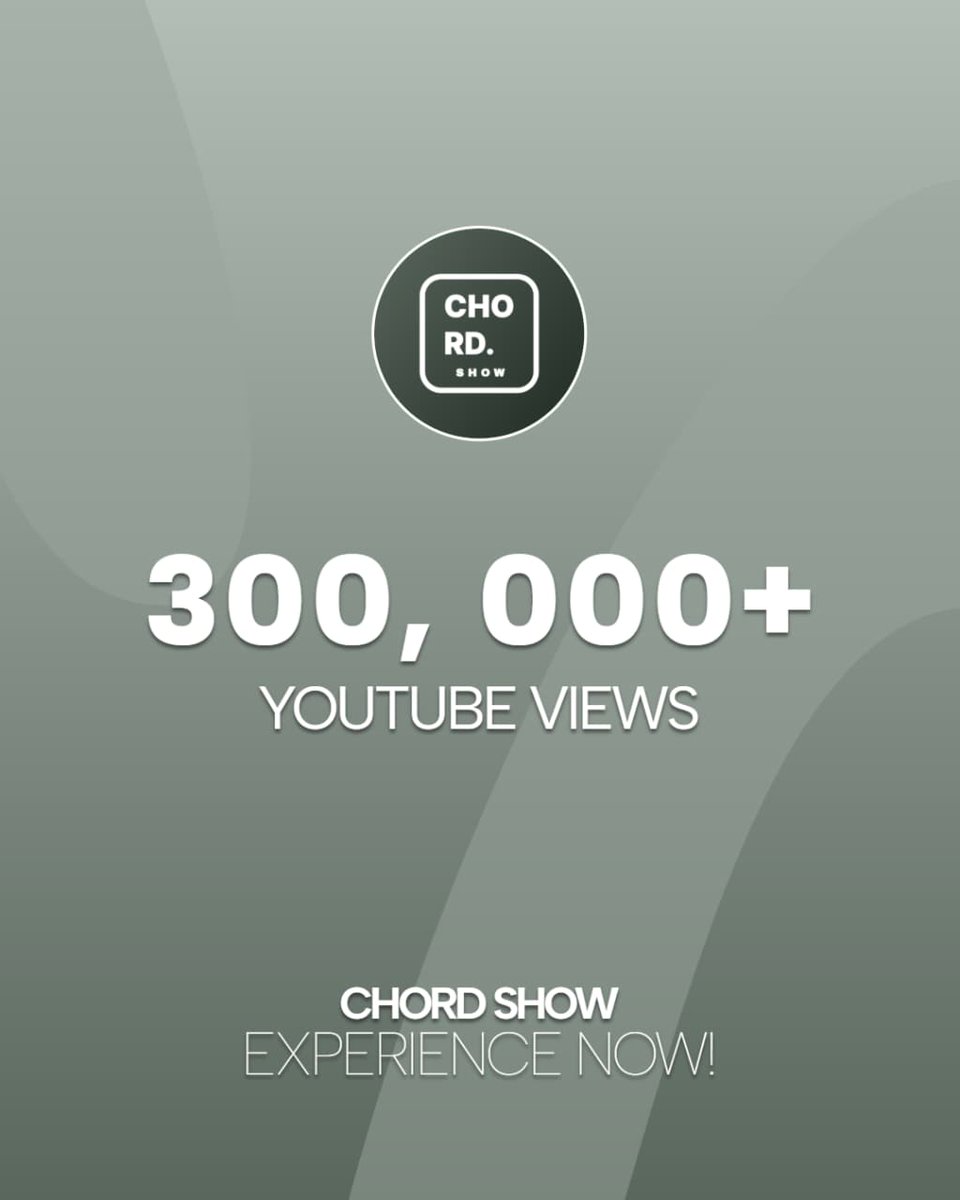 chordmusicgroup's tweet photo. Another Major Milestone 📈

#chordmusicgroup https://t.co/6L1UtlzNR0