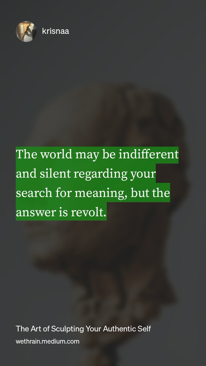 wethrain's tweet image. #read “The Art of Sculpting Your Authentic Self“ by krisnaa on #medium: wethrain.medium.com/the-art-of-scu…