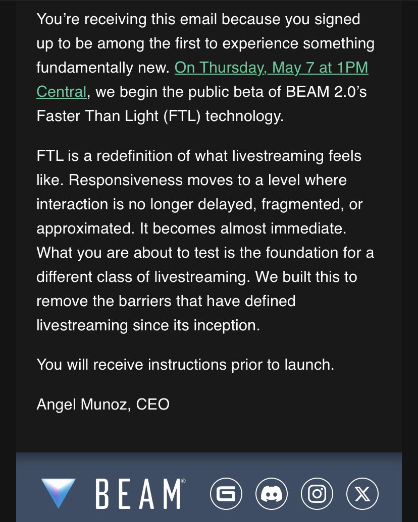 alexiousgaming's tweet image. I’ve received beta access to Beam 2.0, and I’m really excited to try out its new “FTL” livestream technology.
#alexiousgaming #livestreaming