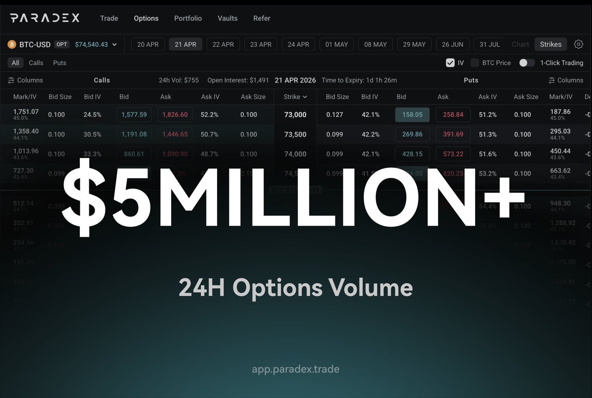 Paradex tweet media