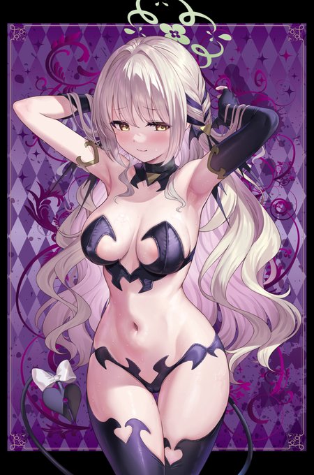 コミ1で出したサキュバスミヨのタペスタリーの委託が始まっています よろしくお願いします