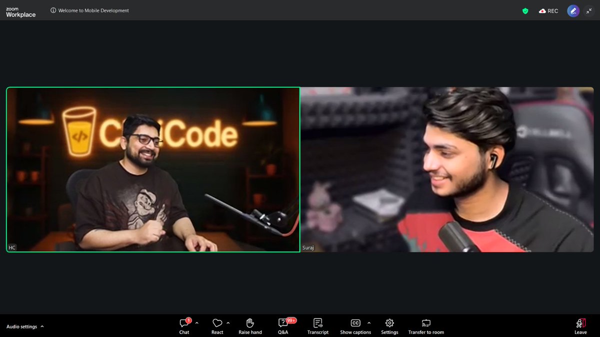 Deepaks0611's tweet image. 🚀 Day 1 of Mobile Dev

Started learning with @Hiteshdotcom  Sir @surajtwt_ 👨‍💻

📌 Learned today:

- What is React &amp;amp; why we need it
- React app setup
- Folder structure
- JSX basics
- Components
- Props
Let’s stay consistent 🔥
#Day1 #React #MobileDev #JavaScript #chaicode