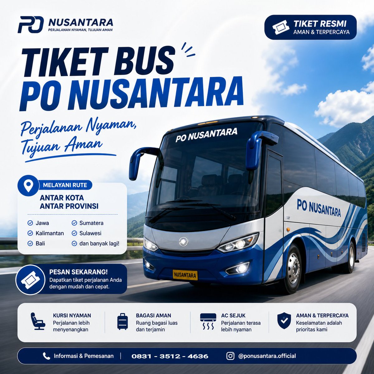 PO NUSANTARA OFFICIAL (@TiketBusBandung) / Posts / X
