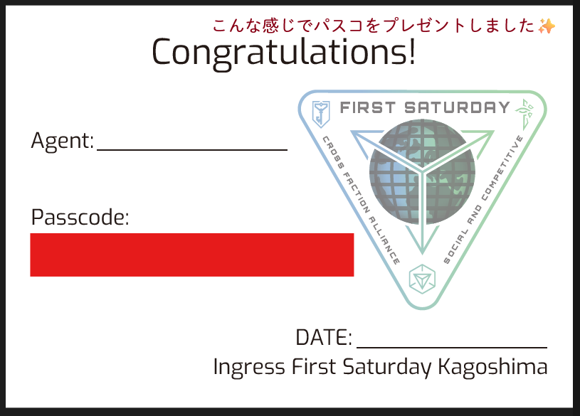 RES_YutoR's tweet photo. 本日 鹿児島市中央公園(テンパーク)にて #IngressFirstSaturday を開催いたしました!
天候にも恵まれ、多くの参加者にお越しいただきました。ありがとうございました!!
伊藤園メダルのパスコードに当選した皆様おめでとうございます✨️
#Ingress #IngressFSKagoshima #FS鹿児島 https://t.co/gCRKlTH805
