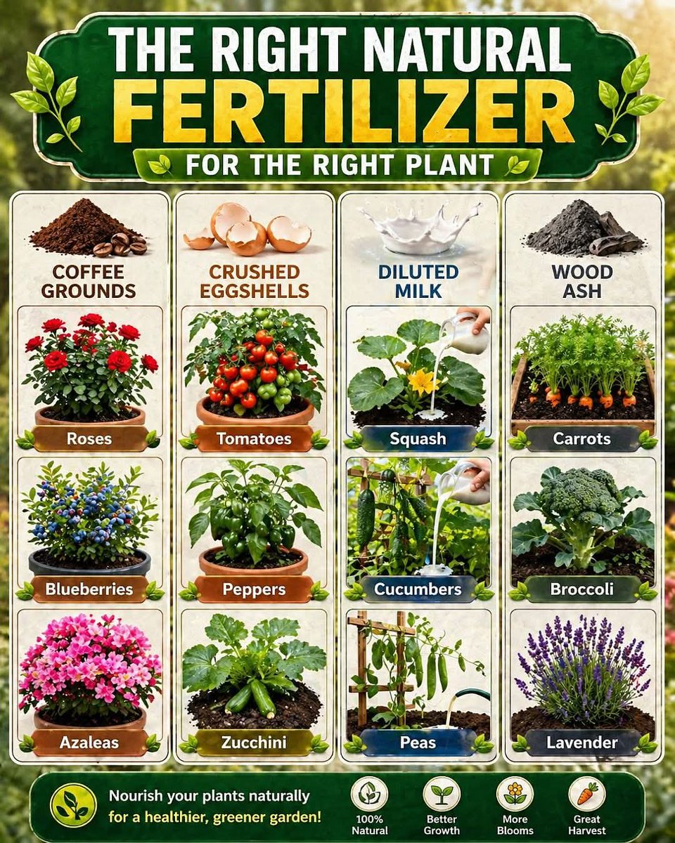 N_SmartFarmer's tweet image. Natural fertilizers = the future of farming 🌱

They don’t just feed crops…They rebuild your soil.

✔️ Improve soil structure✔️ Increase water retention✔️ Boost long-term fertility

Healthy soil = sustainable profit 💰

Don’t just grow crops.Grow your soil.

#OrganicFarming