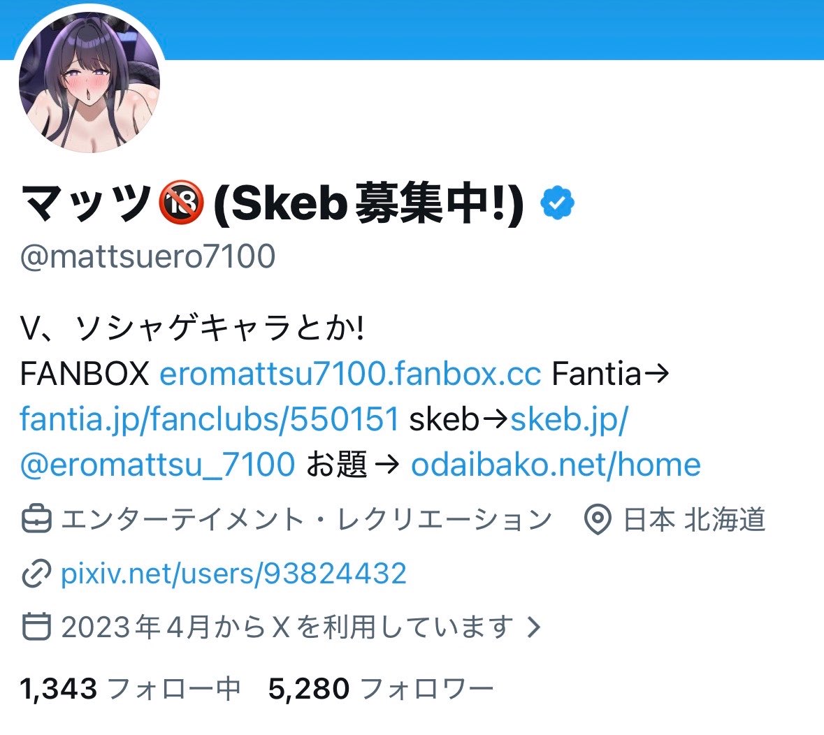マッツ🔞(Skeb募集中!) tweet media