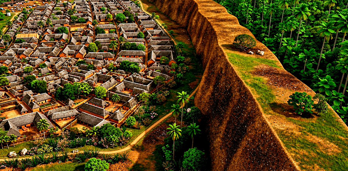 c4770803's tweet photo. Due to it's size it enclosed a variety of areas ranging from towns to forests. https://t.co/QLomIujpbC