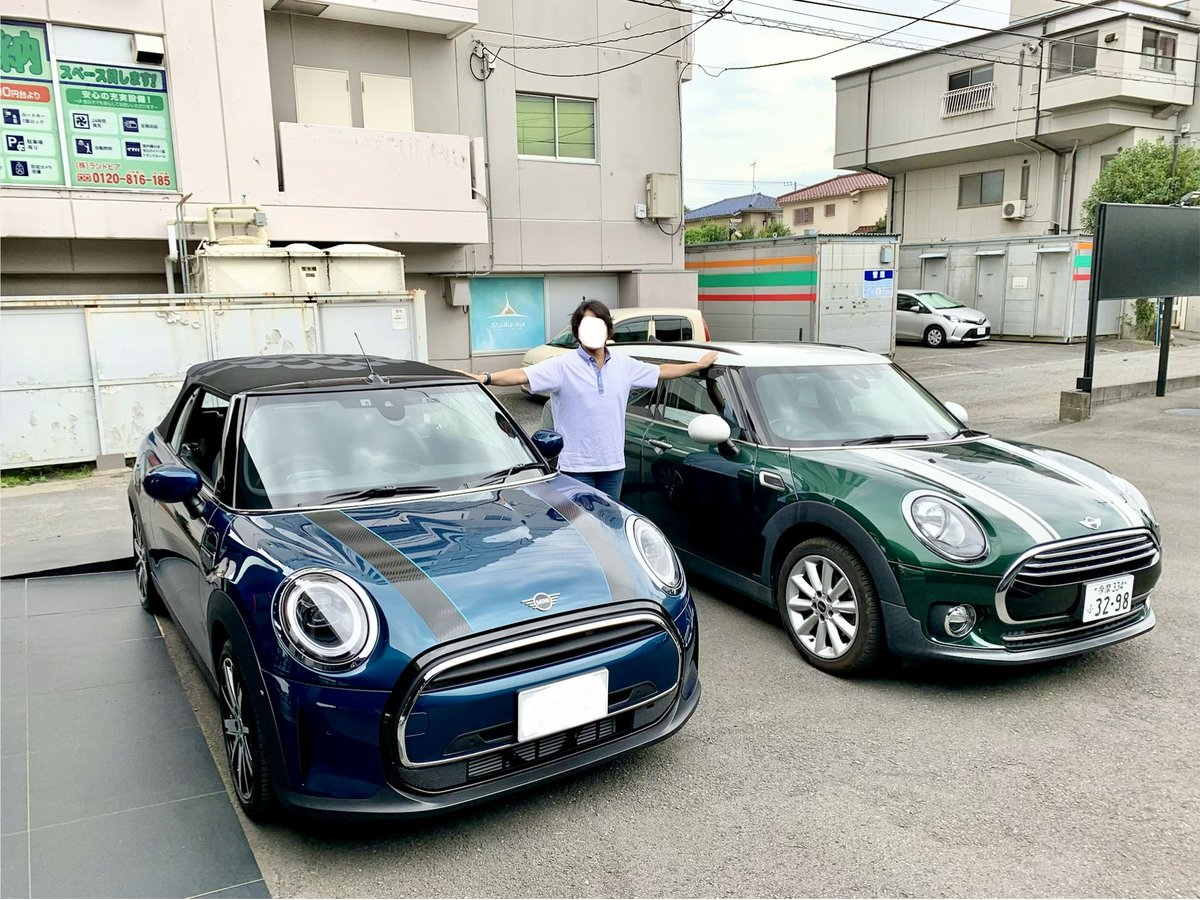 hetappi_golf's tweet image. 【納車日：別れと出会い🚙💨】

2022年8月20日

学生時代からずぅっと気になっていたクラブマン。
子どもも大きくなってファミリーカーから初めて自分が乗りたい車を選びましたの😍
5年間で4万キロ弱。丁寧に乗りました😊

この間、自費でバッテリーとタイヤを交換🛞🪫
純正高くて諦めたの😅

#MINI
