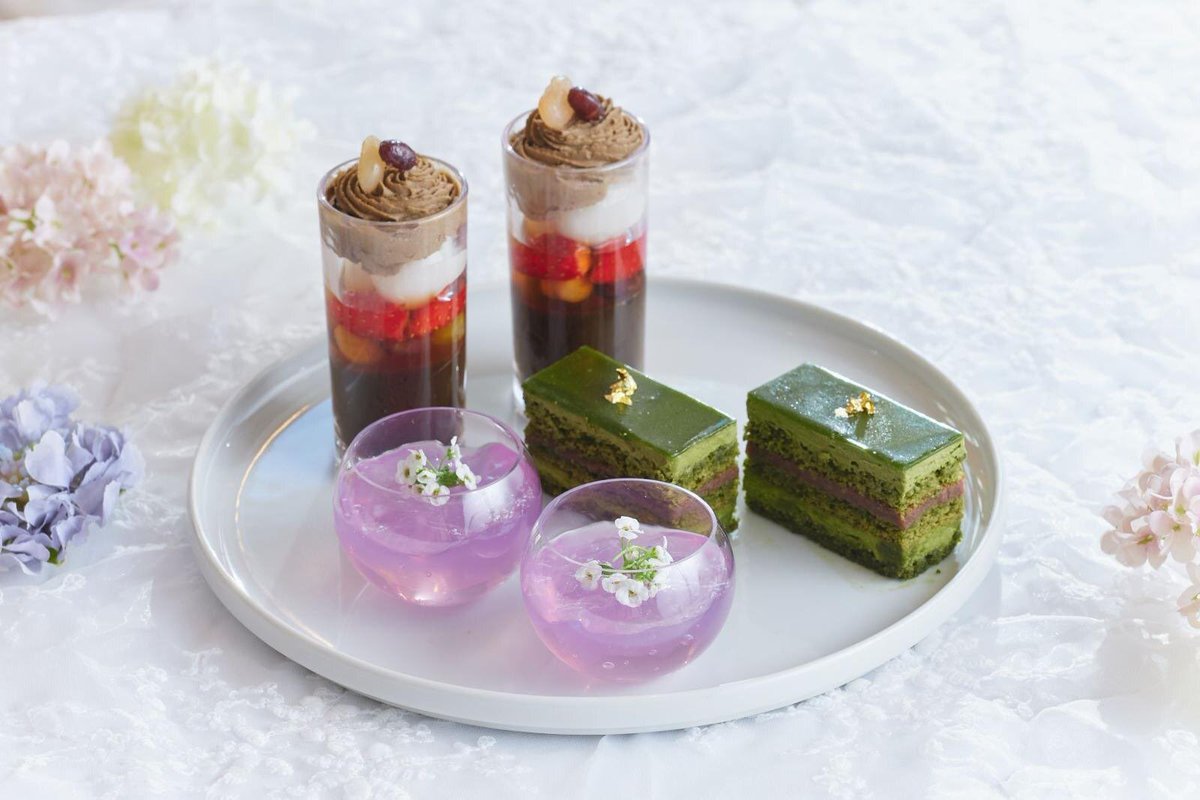 ______hnjs's tweet photo. ／

💚抹茶と紫陽花のアフタヌーンティ with 祇園辻利 

＼

期間💚2026年5月13日～6月29日 https://t.co/firWsi6YFE