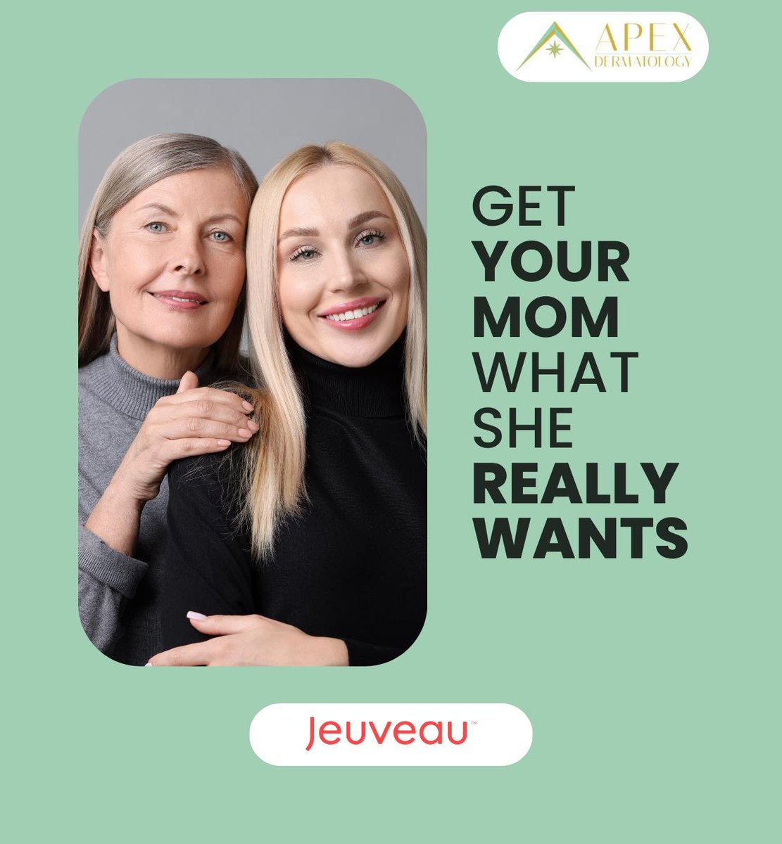 apex_derm's tweet photo. Gift your mom the ultimate gift of Jeuveau this Mother's Day. Help your mom look as young as she feels with this injectable treatment.
.
.
.
https://t.co/uOyh8Bc3q9
818-889-2739
32144 Agoura Road Suite 112, Westlake Village, California (CA) 91361
.
.
.
#jeuveau #mothersday https://t.co/7Uyhkq9Xrk
