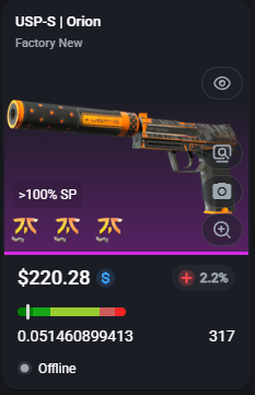 OllerYasp's tweet photo. The price of the non ST FN orion makes no sense or am i tripping https://t.co/UxAsgwUjO1