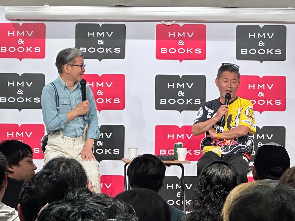 HMV&BOOKS NAMBAで藤村D・嬉野Dのトークショー🎤対決列島のウラ話など