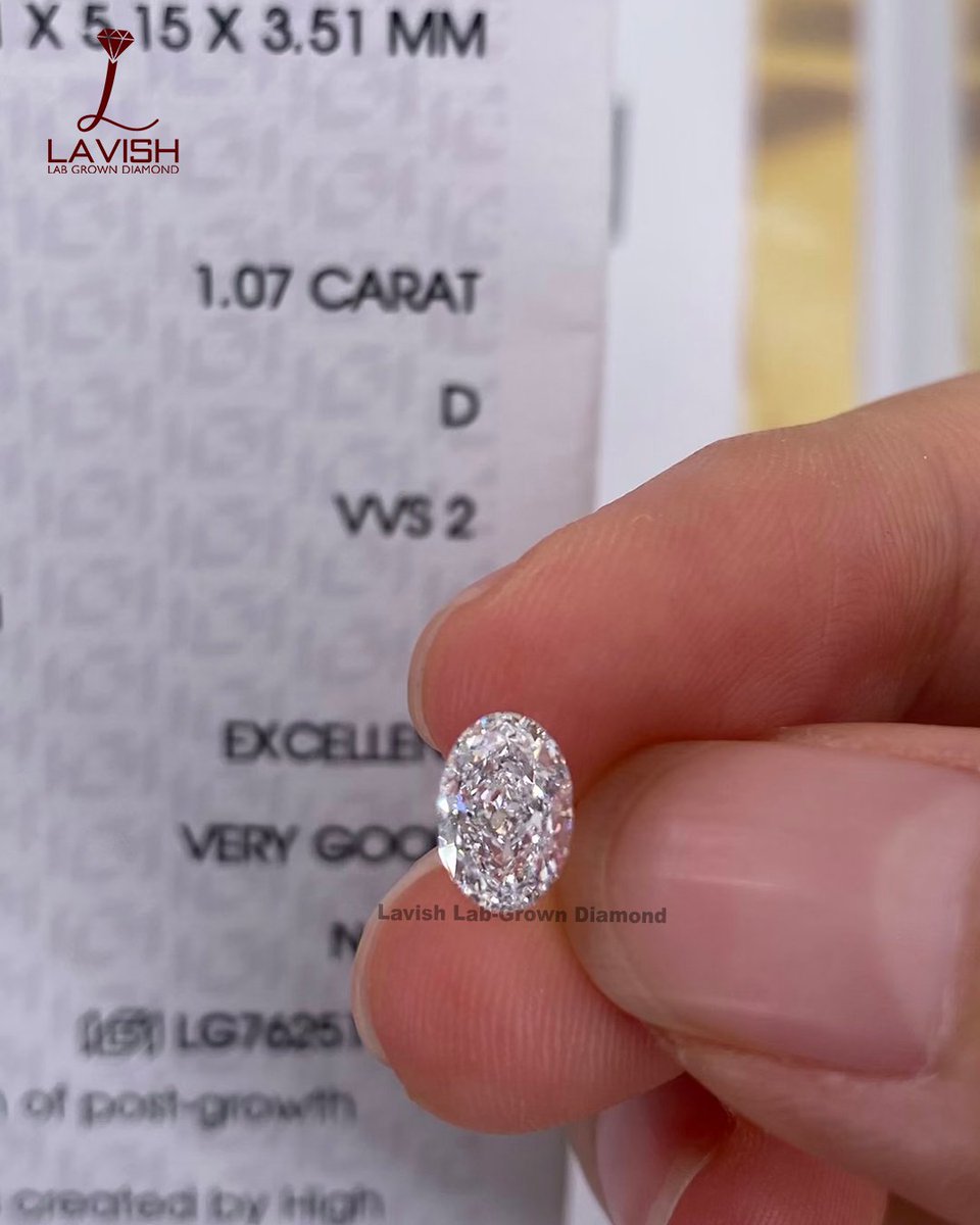 lavishlabgrown's tweet image. Elegant Oval Cut Lab Grown Diamond
✨ 1.07 CT | D Color | VVS2 ✨

----(020526C)----
🌐 lavishlabgrowndiamond.com
📱 +91 94848 41948

#LabGrownDiamond #OvalCutDiamond #DColorDiamond #VVS2Diamond #LuxuryJewelry #DiamondLover #LavishDiamonds #lavishlabgrowndiamond #lavishdiamond