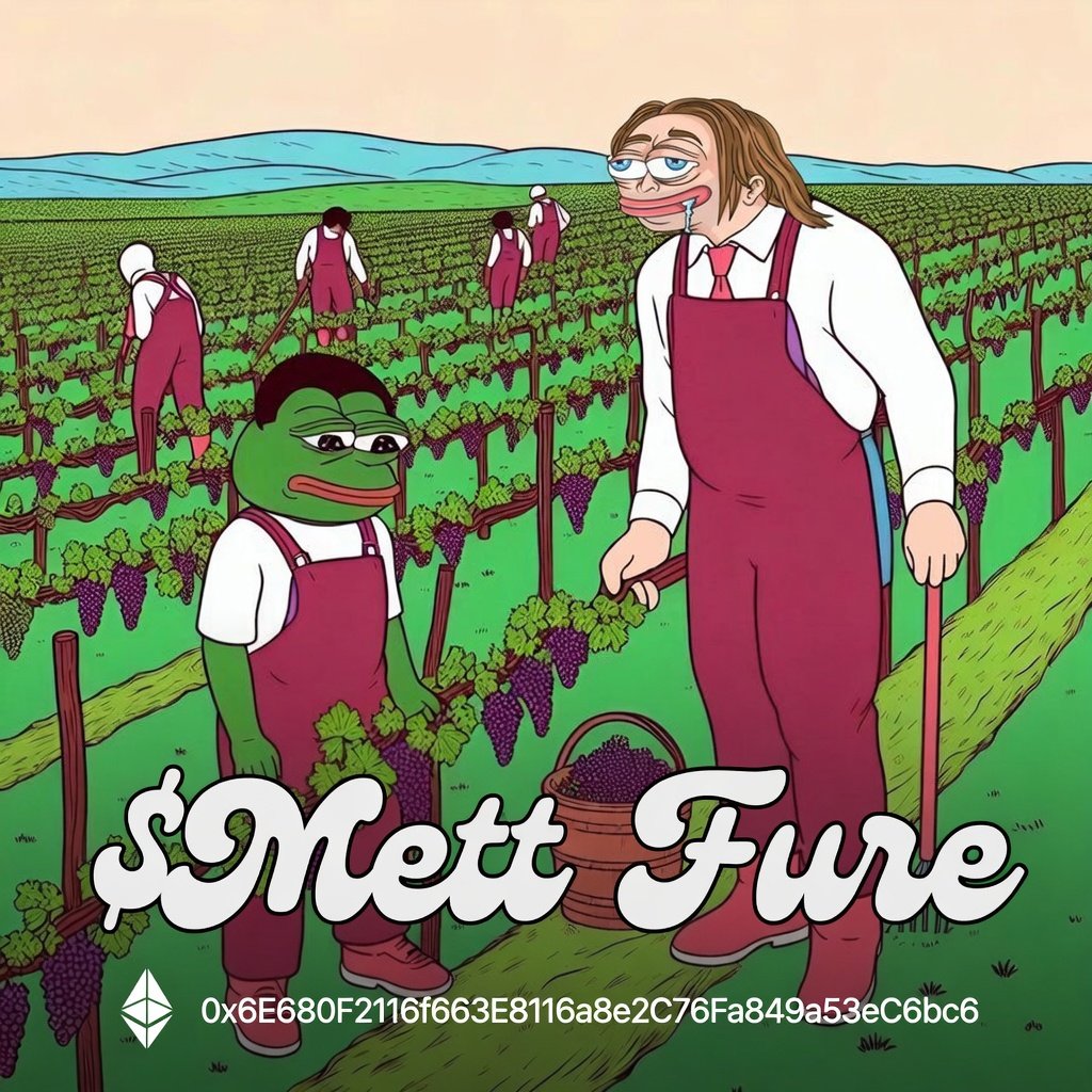 TheSMCDaily's tweet photo. 🐸 Maybe You Don't Understand ...

$METT is a meme token inspired by none other than Matt Furie, the genius behind some of the internet's and crypto's biggest memes like $PEPE and $BRETT. 

Matt Furie's narratives from over one year ago are waking up all over the place, and what's best is that a retard (caricature) version based on the guy who started it all? 🤷🏼‍♂️

Now, why should you invest in $METT? 

Here’s why I jumped in:

1. Nostalgia: Who doesn’t love the classics like PEPE? Supporting $METT feels like paying tribute to the meme culture we all grew up with.

2. Community: The $METT fam is seriously the best. Everyone's so friendly and helpful

3. Potential: This token has huge potential. With such a strong foundation and active community, I believe it’s gonna skyrocket.

4. Retard + Parody Meta: $METT leans heavily on the parody and retard meta. It is a caricature parody of Matt Furie that still celebrates his genius art by bringing together all the boys club memes.

And of course, the contract address for $METT: 0x6E680F2116f663E8116a8e2C76Fa849a53eC6bc6

Trust me, you don’t wanna miss out on $METT.