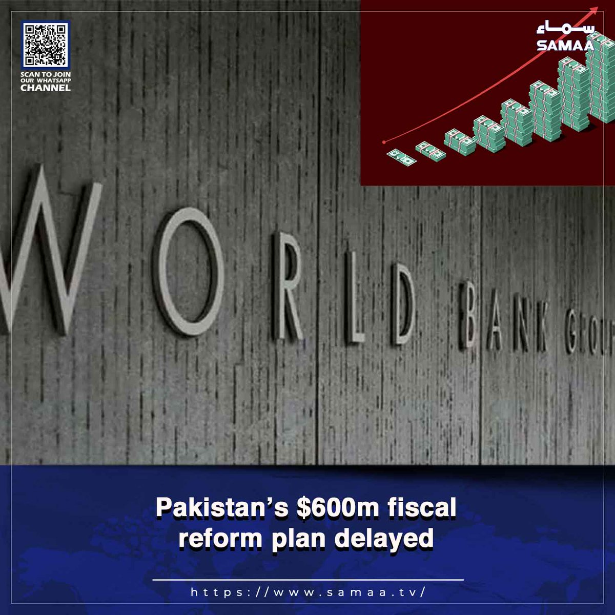 samaamoney's tweet image. Approved by World Bank, agenda remains stuck in govt approval processes

Read more: samaa.tv/2087350162

#SamaaTV #WorldBank #fiscalreforms #monetarypolicy #Pakistaneconomy