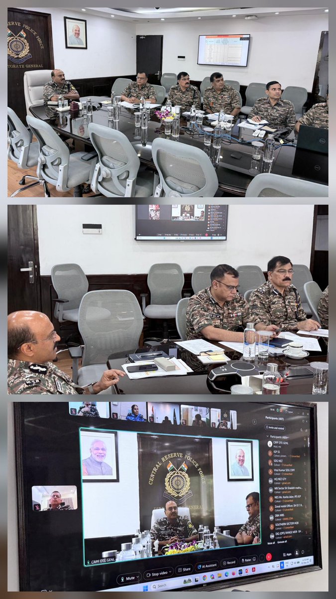 crpfindia's tweet image. Ensuring a transparent and secure counting process! 🗳️

​The CAPFs have put in place extensive security arrangements for the upcoming poll counting. DG #CRPF, Shri @gpsinghips reviewed the arrangements with all field commanders to ensure a smooth and peaceful conclusion to the