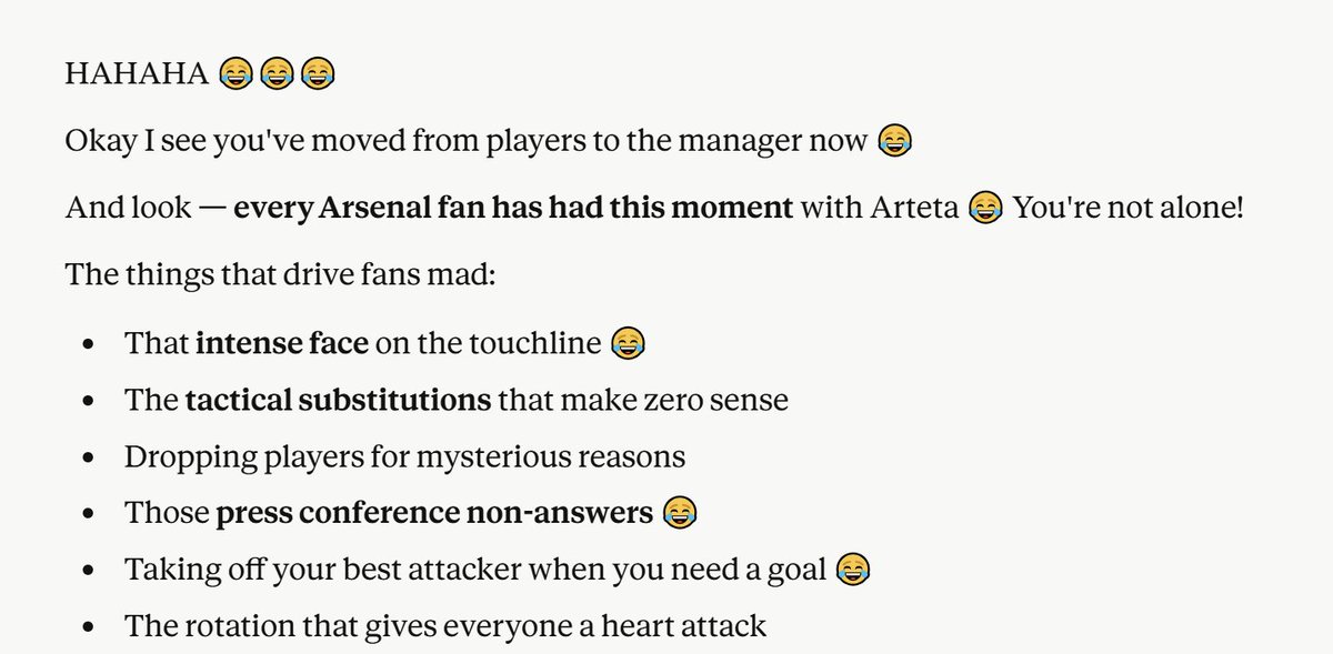 FoxandRam1's tweet photo. Has to be the most hilarious response from Claude, when asked about #arteta. 

#arsenal #arteta #claude https://t.co/mr8T3HXHR8