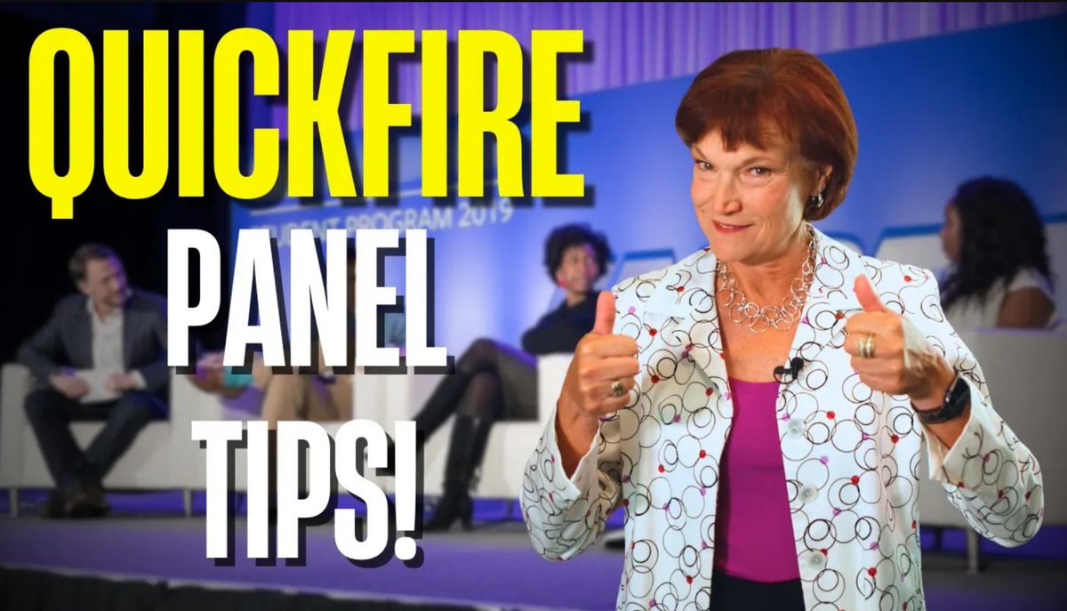 KristinJArnold's tweet image. A fast-paced, fun panel format!

I'm sharing tips for timing, managing panelists' responses, and keeping the audience involved with clear, concise rules. 
zurl.co/IP3X 
#eventprofs #meetingprofs #MPI #MIC