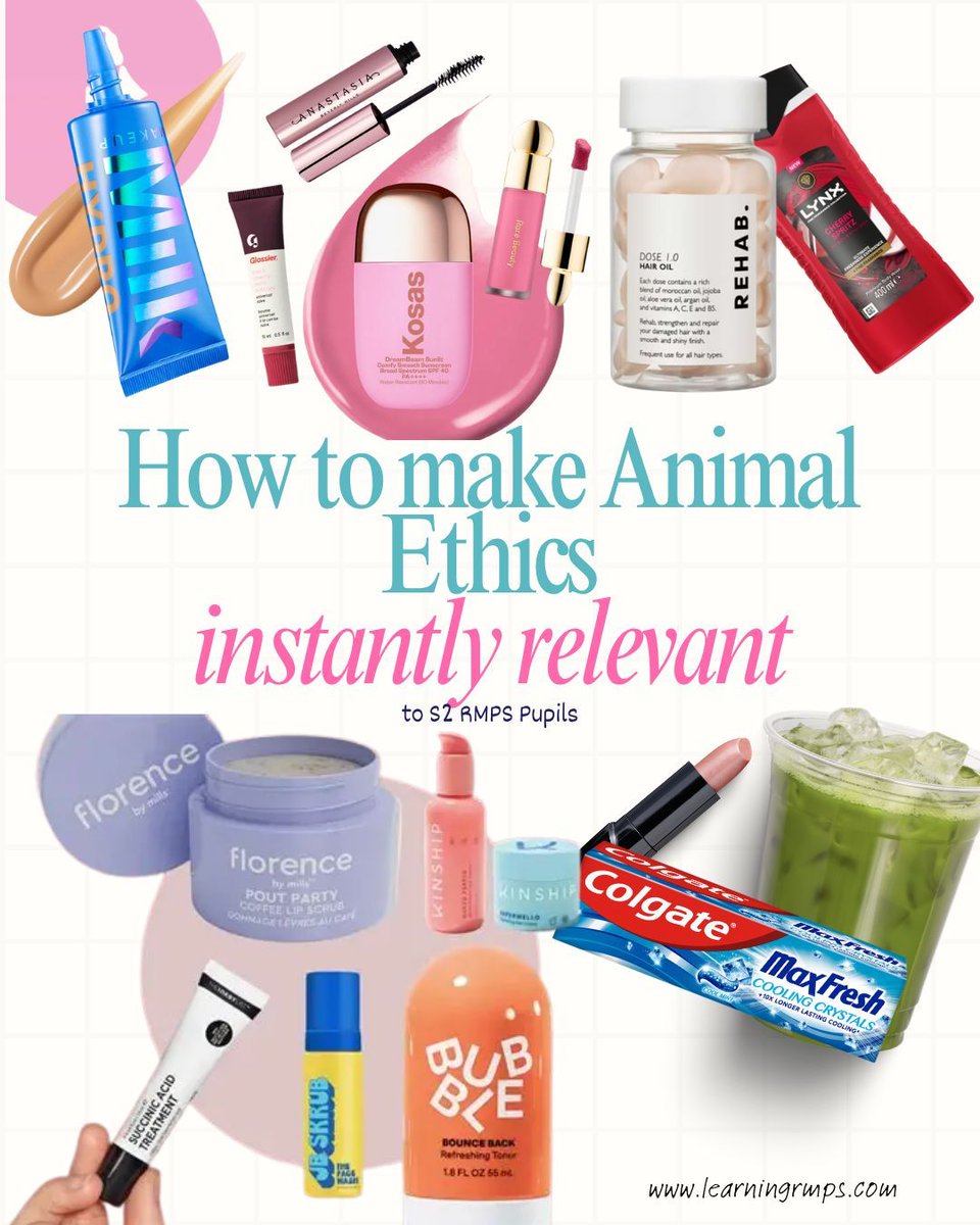 learningrmps's tweet image. Animal testing can sometimes feel like a distant, abstract concept to BGE pupils. So, how do you make it real?

Play "Cosmetic Roulette"! 

We discuss how to make RME hyper-relevant on the newest episode of What Even Is RME. Available everywhere you stream! 

#AnimalRights #RMPS