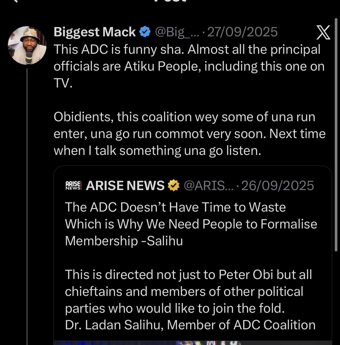 Biggest Mack tweet media