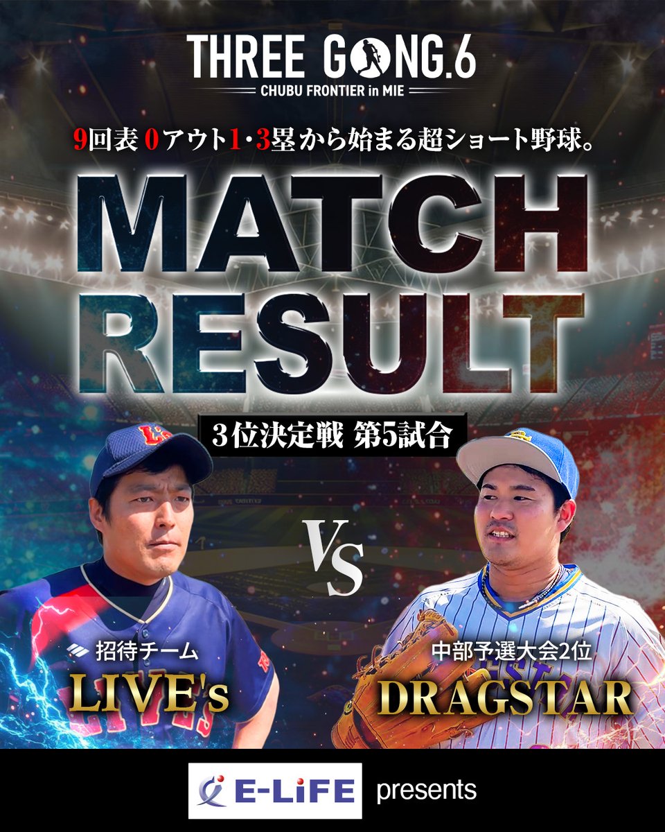 THREE GONG(スリーゴング)⚾️ 【公式】 tweet media
