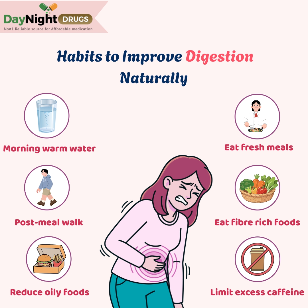 DayDrugs's tweet image. Small daily habits can make a big difference in your digestive health. Start simple, stay consistent. 
.
#DayNightDrugs #GutHealth #HealthyHabits #DigestiveHealth #WellnessRoutine #HealthyLiving #EatBetter